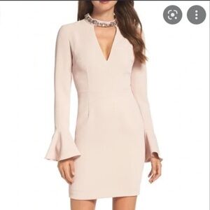 Vince Camuto Blush Long Sleeve Dress